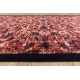 Runner anti-slip DIGITAL - CLASSIC Ornament brick burgundy / beige