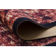 Runner anti-slip DIGITAL - CLASSIC Ornament brick burgundy / beige