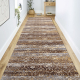 Läufer Antirutsch DIGITAL - BERGEN Marokkanisches Spalier, Trellis beige / grau