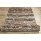 Läufer Antirutsch DIGITAL - BERGEN Marokkanisches Spalier, Trellis beige / grau