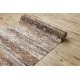 Läufer Antirutsch DIGITAL - BERGEN Marokkanisches Spalier, Trellis beige / grau