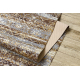 Läufer Antirutsch DIGITAL - BERGEN Marokkanisches Spalier, Trellis beige / grau