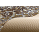 Runner anti-slip DIGITAL - BERGEN Moroccan trellis beige / grey