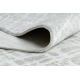 Modern carpet DUKE 51550 cream / grey - Trellis, structured, very soft, fringes