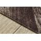 Runner anti-slip DIGITAL - CHEVRON Herringbone brown / beige 