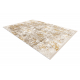 Moderne teppe DUKE 51546 beige / gull - Vintage, strukturert, veldig myk, frynser