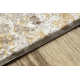 Modern matta DUKE 51546 beige / guld - Vintage, strukturerad, mycket mjuk, fransar