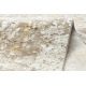 Modern matta DUKE 51546 beige / guld - Vintage, strukturerad, mycket mjuk, fransar