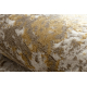 Modern matta DUKE 51546 beige / guld - Vintage, strukturerad, mycket mjuk, fransar