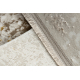 Modern matta DUKE 51546 beige / guld - Vintage, strukturerad, mycket mjuk, fransar