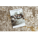 Tappeto moderno DUKE 51546 beige / oro - Vintage strutturata, molto morbida, frange
