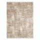 Moderner Teppich DUKE A0357 beige - Vintage, strukturiert, sehr weich, Fransen
