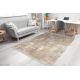 Tapis moderne DUKE A0357 beige - Vintage, structuré, très doux, franges