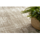 Tapis moderne DUKE A0357 beige - Vintage, structuré, très doux, franges