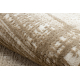 Tapis moderne DUKE A0357 beige - Vintage, structuré, très doux, franges