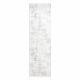 Modern carpet, runner DUKE 51374 cream - Vintage, structured, very soft, fringes