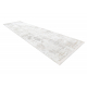 Modern carpet, runner DUKE 51374 cream - Vintage, structured, very soft, fringes