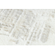 Moderne teppe, loper DUKE 51374 krem - Vintage, strukturert, veldig myk, frynser
