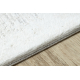 Moderne teppe, loper DUKE 51374 krem - Vintage, strukturert, veldig myk, frynser