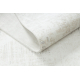 Moderne teppe, loper DUKE 51374 krem - Vintage, strukturert, veldig myk, frynser