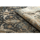 Tapis en laine OMEGA Kirman oriental - cognac