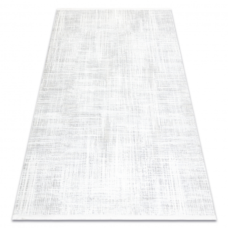 Modern tapijt DUKE A0357 crème - Vintage, gestructureerd, zeer zacht, franjes
