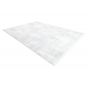 Covor modern DUKE A0357 crem - Vintage, structurat, foarte moale, franjuri