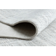 Modern carpet DUKE A0357 cream - Vintage, structured, very soft, fringes