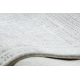 Modern carpet DUKE A0357 cream - Vintage, structured, very soft, fringes