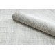 Moderne tæppe DUKE A0357 creme - Vintage, struktureret, meget blød, frynser
