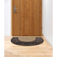 Doormate anti-deslizamento BH 103W demi-cercle semicírculo exterior, interior em - castanho