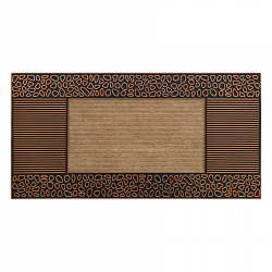 Doormate anti-deslizamento BH 806 pedras, exterior, interior em - castanho