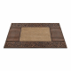 Doormat BH 806 Stones, antislip, outdoor, indoor, gum - brown