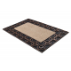 Doormat BH 205 circles, antislip, outdoor, indoor, gum - brown