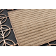 Doormat BH 205 circles, antislip, outdoor, indoor, gum - brown