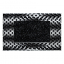 Doormat BH 107 Trellis, antislip, outdoor, indoor, gum - silver
