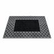 Doormat BH 107 Trellis, antislip, outdoor, indoor, gum - silver