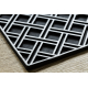 Türmatte BH 107 Gitter, rutschfest, Drinnen, Draußen, gummi - silber