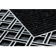 Doormat BH 107 Trellis, antislip, outdoor, indoor, gum - silver