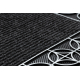 Paillasson antidérapant pour les mètres courants BH 205 cercles, extérieur, intérieur, sur caoutchouc - argent