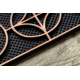 Doormate anti-deslizamento BH 205 círculos, exterior, interior em - castanho