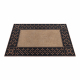 Doormat BH 207 Trellis, antislip, outdoor, indoor, gum - brown