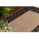 Doormat BH 207 Trellis, antislip, outdoor, indoor, gum - brown