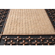 Doormat BH 207 Trellis, antislip, outdoor, indoor, gum - brown