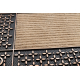 Doormat BH 207 Trellis, antislip, outdoor, indoor, gum - brown
