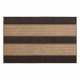 Doormat BH 229 Stripes, antislip, outdoor, indoor, gum - brown