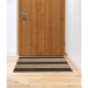 Doormat BH 229 Stripes, antislip, outdoor, indoor, gum - brown