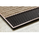Alfombrilla antideslizante BH 229 Rayas, exterior, interior - marrón