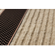 Doormat BH 229 Stripes, antislip, outdoor, indoor, gum - brown
