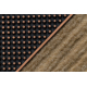 Doormat BH 229 Stripes, antislip, outdoor, indoor, gum - brown